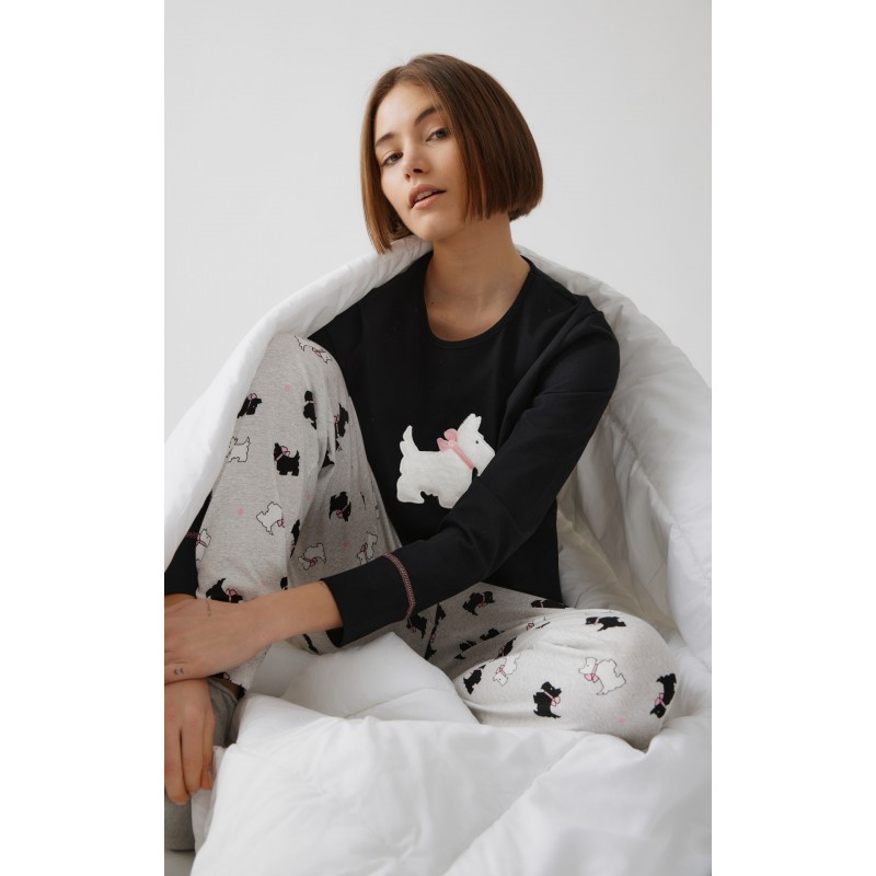 Minerva - Γυναικεία Χειμερινή Πυτζάμα TERRIER