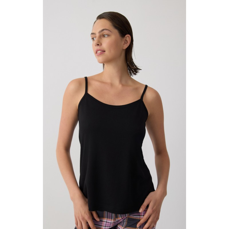 Minerva - Μονόχρωμη TENCEL™ Αμάνικη Γυναικεία Μπριτέλα Top Minerva - Μονόχρωμη TENCEL™ Αμάνικη Γυναικεία Μπριτέλα Top