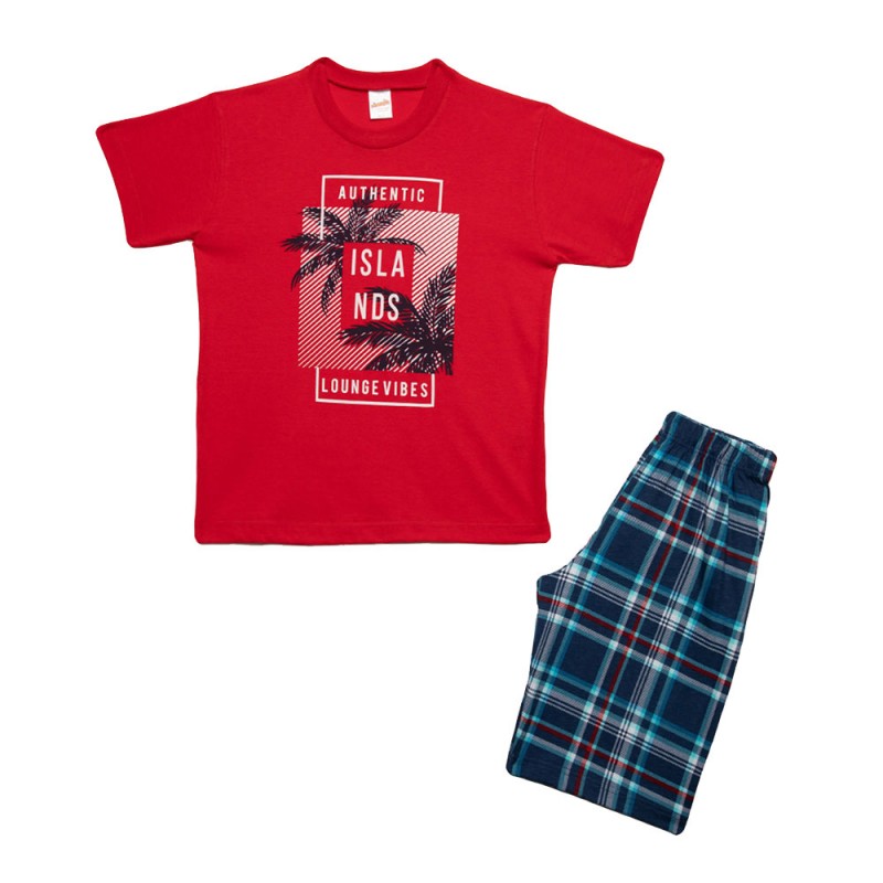 Minerva Παιδική Πυτζάμα για Αγόρι - Islands (4-10 ετών)