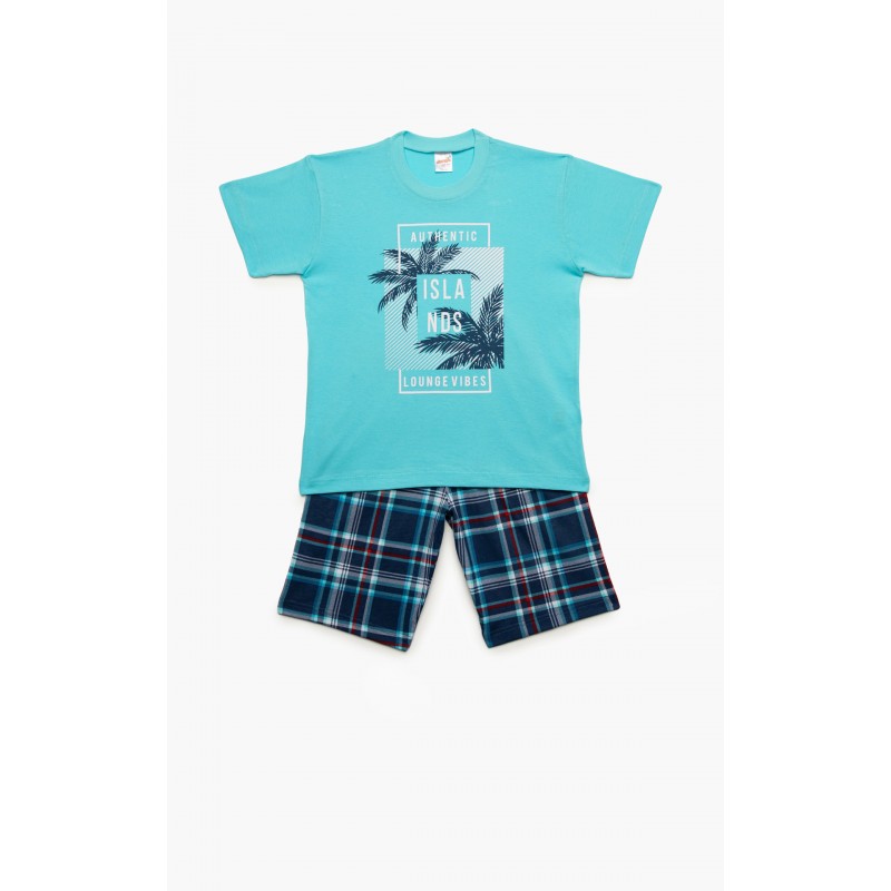 Minerva Παιδική Πυτζάμα για Αγόρι - Islands (4-10 ετών)