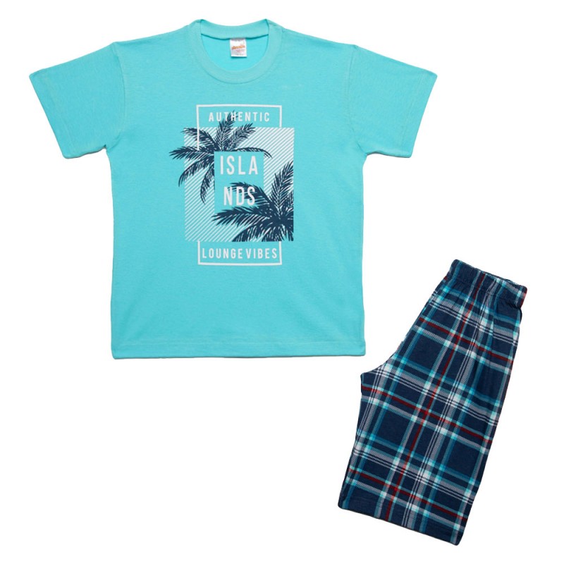 Minerva Παιδική Πυτζάμα για Αγόρι - Islands (4-10 ετών)
