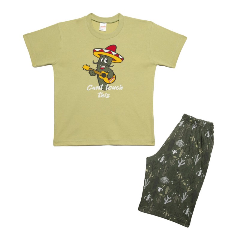 Minerva Παιδική Πυτζάμα για Αγόρι - Savage Garden (4-10 ετών)