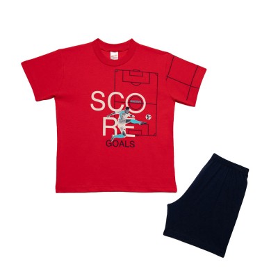 Minerva Παιδική Πυτζάμα για Αγόρι - Score (4-10 ετών)