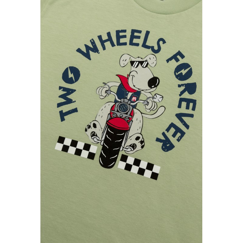 Minerva - Παιδική Πυτζάμα Κοντομάνικη για Αγόρι Motorcycle (4 έως 10 ετών)
