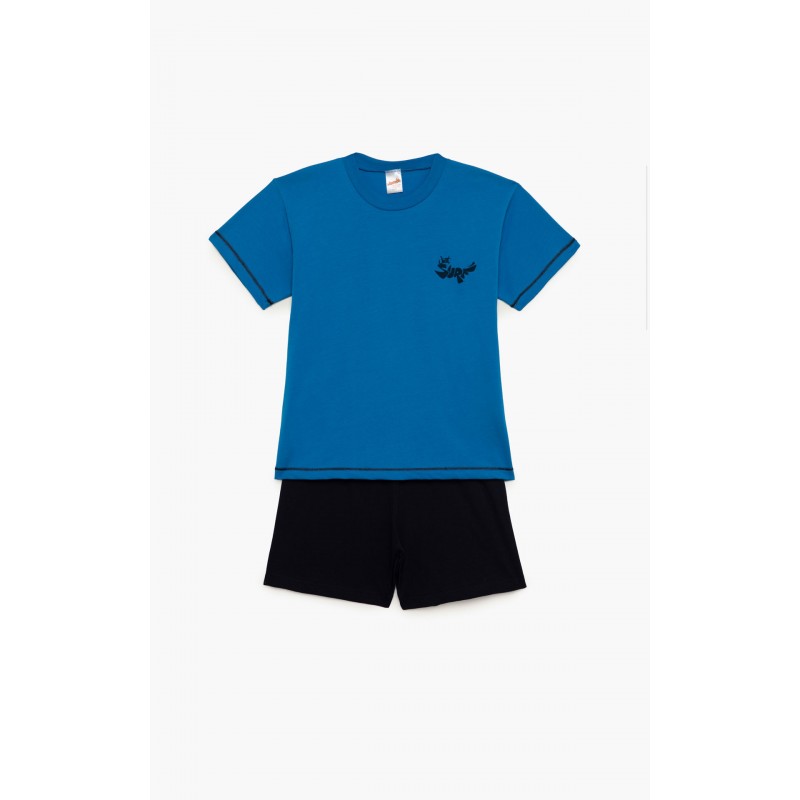 Minerva - Παιδική Πυτζάμα για Αγόρι Κοντομάνικη Surf (4 έως 10 ετών)