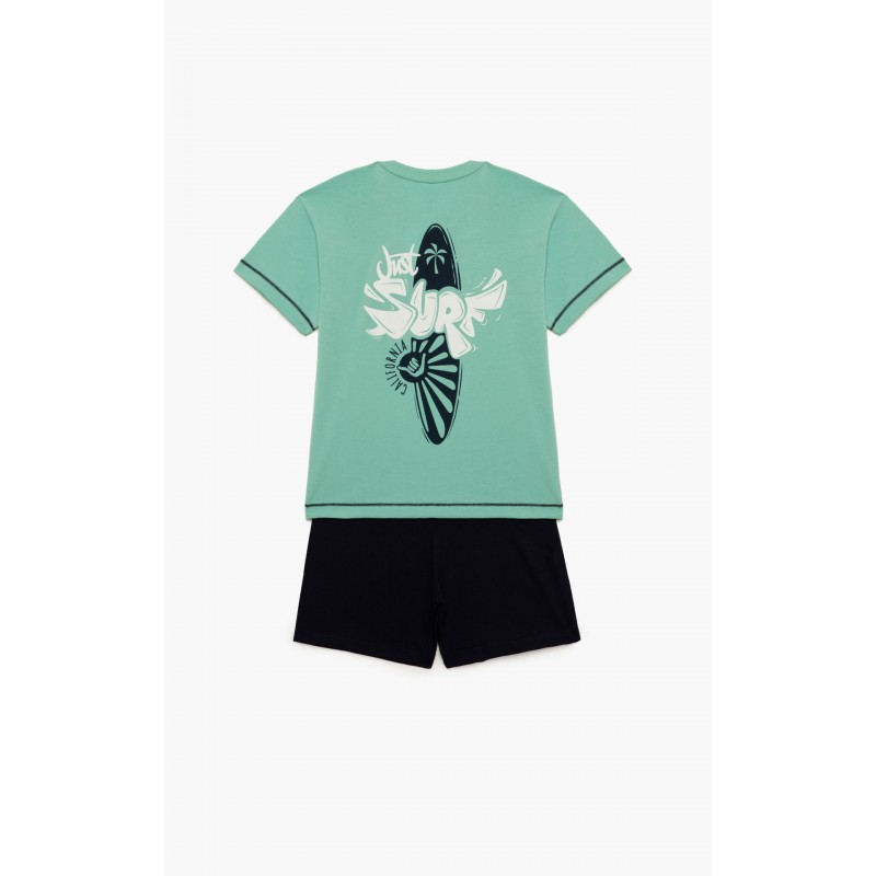 Minerva - Παιδική Πυτζάμα για Αγόρι Κοντομάνικη Surf (4 έως 10 ετών)