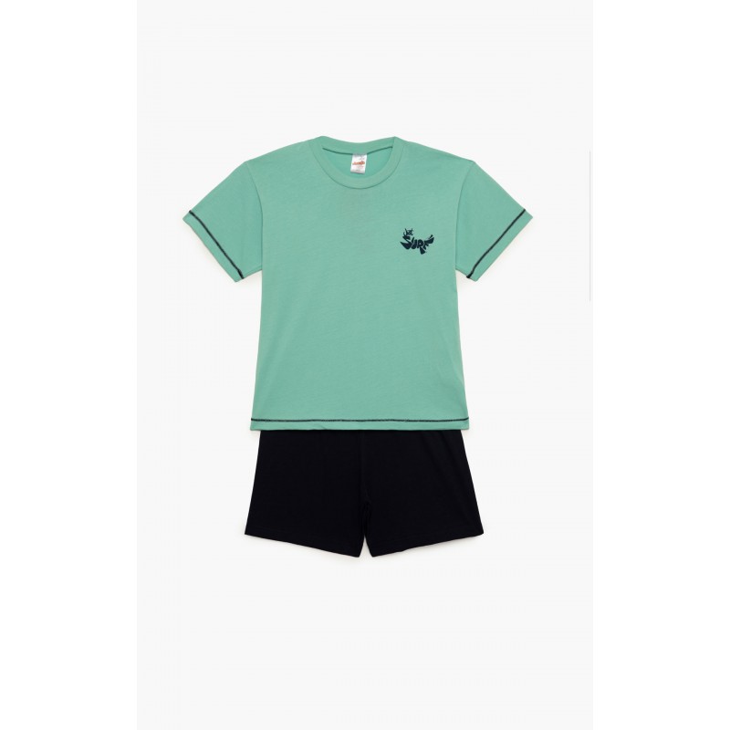 Minerva - Παιδική Πυτζάμα για Αγόρι Κοντομάνικη Surf (4 έως 10 ετών)