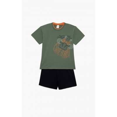 Minerva - Εφηβική Πυτζάμα για Αγόρι Κοντομάνικη Skate Show (12 έως 16 ετών)