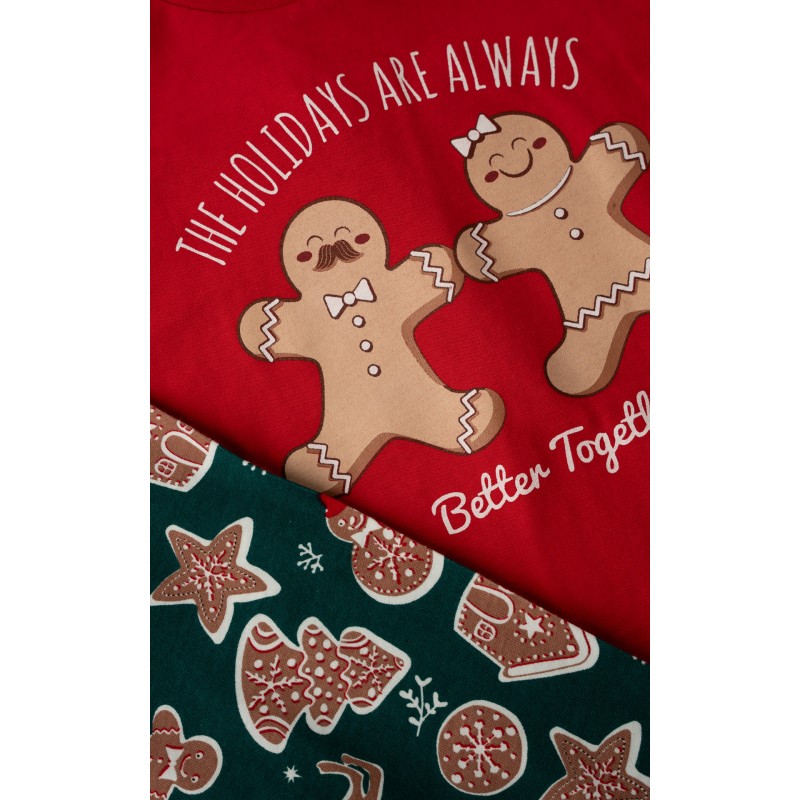 Minerva - Παιδική Χριστουγεννιάτικη Πυτζάμα Unisex X-mas Biscuits (4 έως 10 ετών) Minerva - Παιδική Χριστουγεννιάτικη Πυτζάμα Unisex X-mas Biscuits (4 έως 10 ετών)