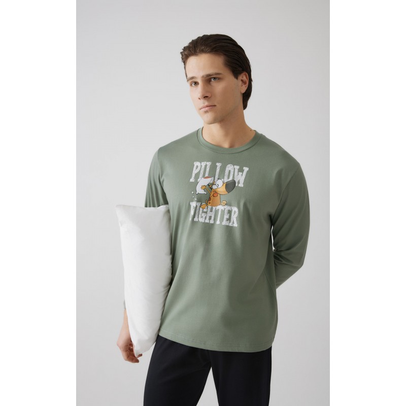 Minerva - Ανδρική Χειμερινή Πυτζάμα CARTOON MIX