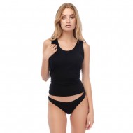 Minerva - Γυναικείο Αμάνικο Φανελάκι Mάλλινο Merinos - Medium