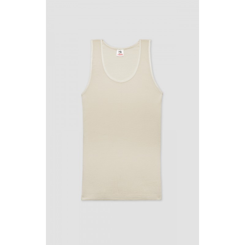 Minerva - Γυναικείο Αμάνικο Φανελάκι Mάλλινο Merinos - XXLarge