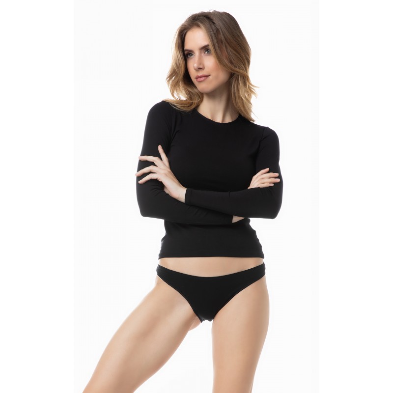 Minerva - Fimelle TENCEL™ Γυναικεία Μακρυμάνικη Μπλούζα με Στρογγυλή Λαιμόκοψη Modal