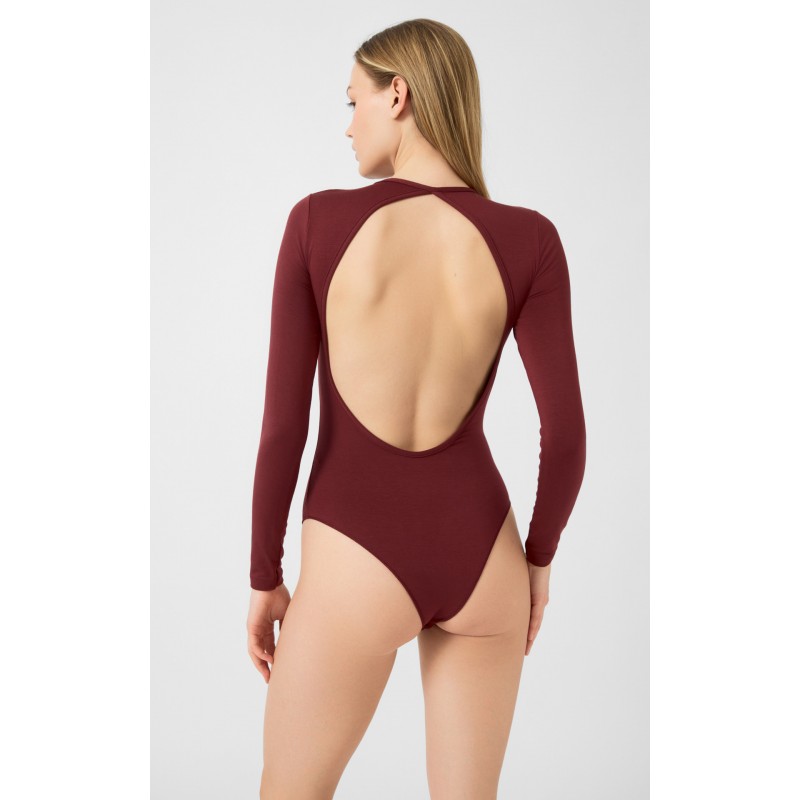 Minerva - Fimelle TENCEL™ Modal Γυναικείο Κορμάκι Brazilian με Ανοιχτή Πλάτη