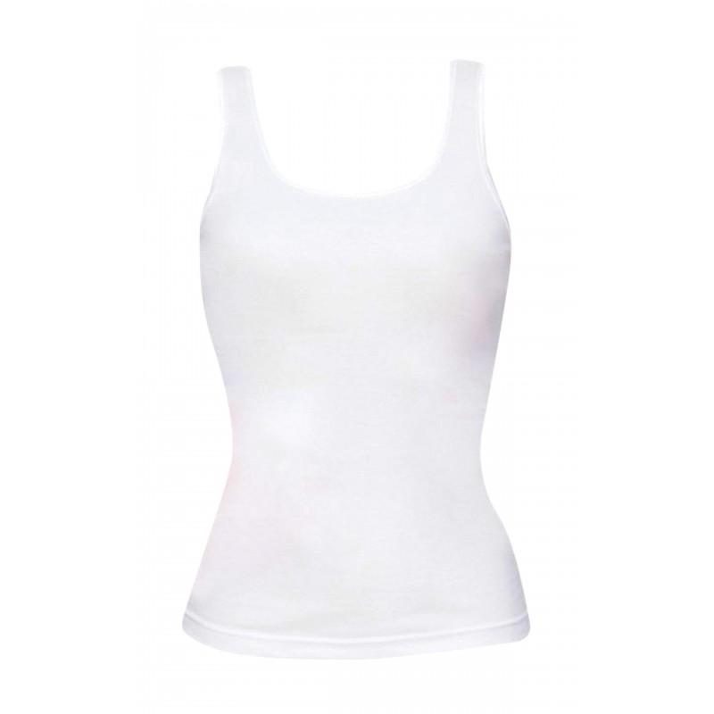 Minerva Γυναικείο Φανελάκι Αμάνικο με Σατέν Ρέλι 2ΤΜΧ