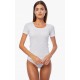 Minerva - Classic Βαμβακερό Rib 1x1 Γυναικείο Κοντομάνικο Φανελάκι με Σατέν Ρέλι 2ΤΜΧ