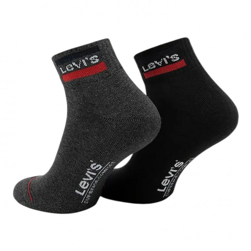 LEVI'S - Unisex Κάλτσες MID CUT SPORTWEAR LOGO 2Pairs