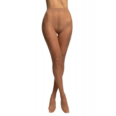Pompea - CL 20 Studio Γυναικείο Ελαστικό Διάφανο Ματ Καλσόν Ελαφριάς Σταδιακής Συμπίεσης - Σκούρο Μπεζ