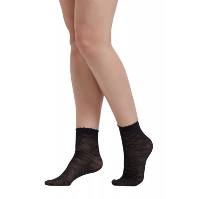 Pompea - CZ Opale Γυναικείο Διάφανο Ελαστικό Σοσόνι 40Den με Animal Σχέδιο και Κυματιστό Λάστιχο