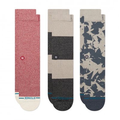 STANCE - UNISEX ΚΑΛΤΣΕΣ BRUTUS 3 PACK SOCKS Butter Blend™ with Infiknit™