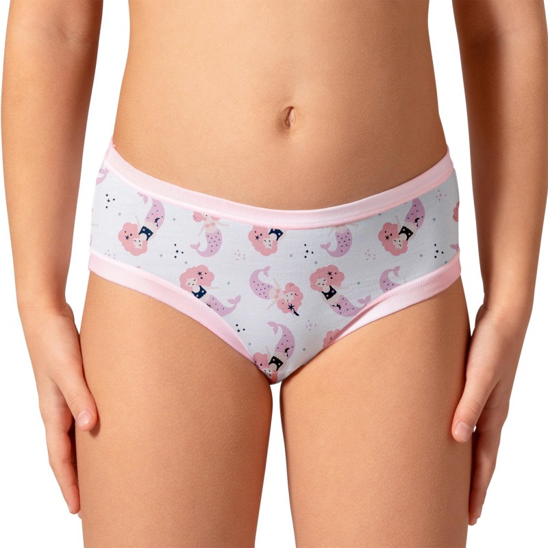 Cotonella - Παιδικά Σλιπ για Κορίτσι Σετ 3 Τεμαχίων Βαμβακερά