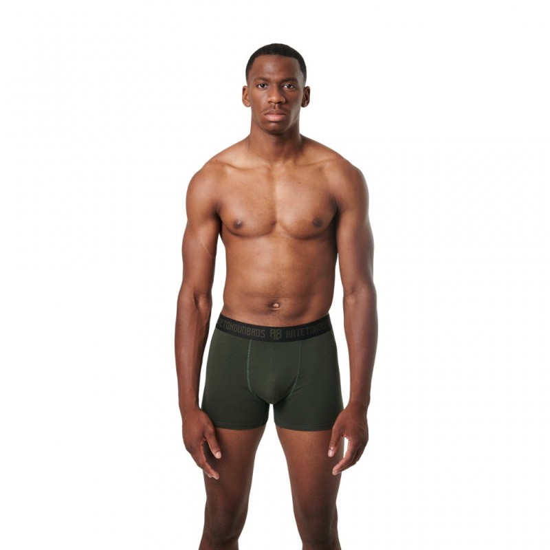ANTETOKOUNBROS - Ανδρικά Εσώρουχα Boxer 2-Pack Μαύρο/Πράσινο