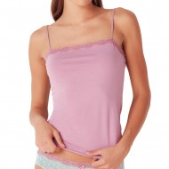 Cotonella - Γυναικείο Φανελάκι με Τιράντα Μπριτέλα και Δαντέλα