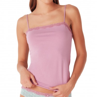 Cotonella - Γυναικείο Φανελάκι με Τιράντα Μπριτέλα και Δαντέλα