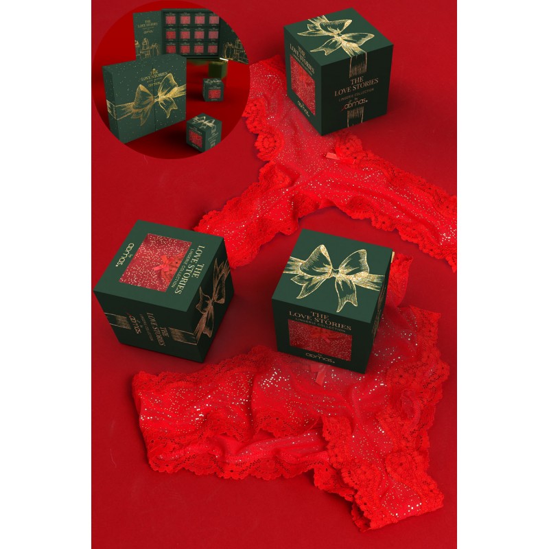 ADMAS - Γυναικείο Σλιπ Hipster Purpurina Christmas Gift Box