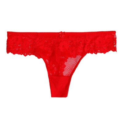 ADMAS - Γυναικείο Σλιπ Tanga Puntilla Christmas Gift Box