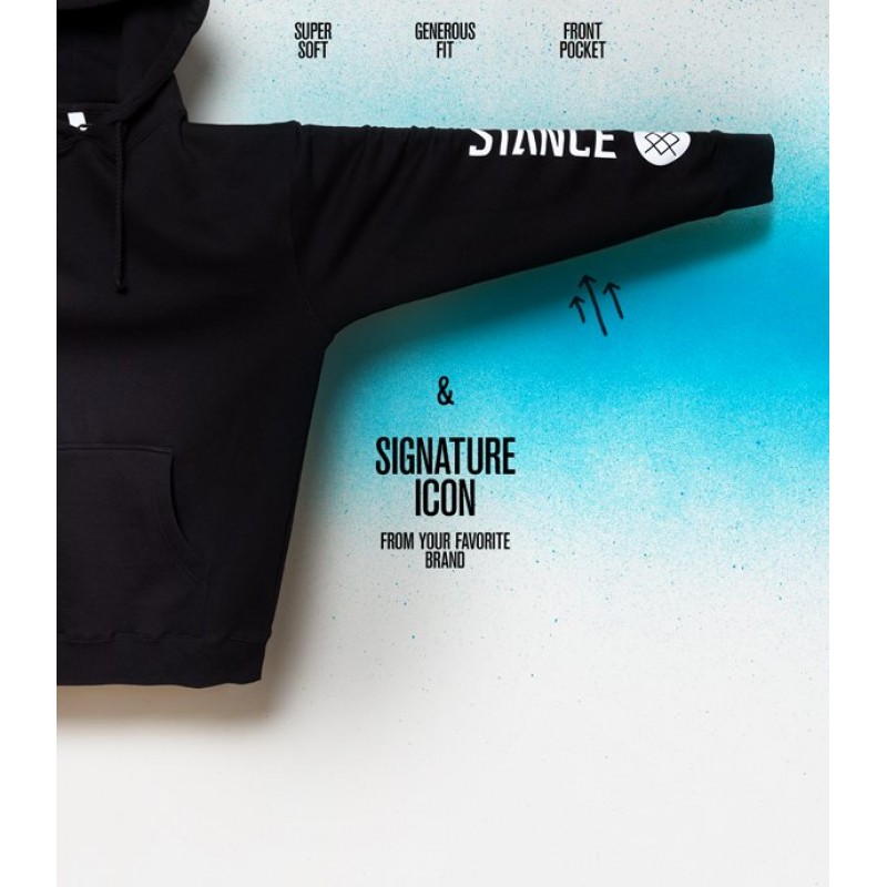 STANCE - ΑΝΔΡΙΚΗ ΜΠΛΟΥΖΑ ICON HOODIE