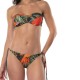 ACQUADICOCCO - Γυναικείο Μαγιό Σετ με Τσαντάκι Bikini Fascia A V Parrots