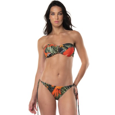 ACQUADICOCCO - Γυναικείο Μαγιό Σετ με Τσαντάκι Bikini Fascia A V Parrots
