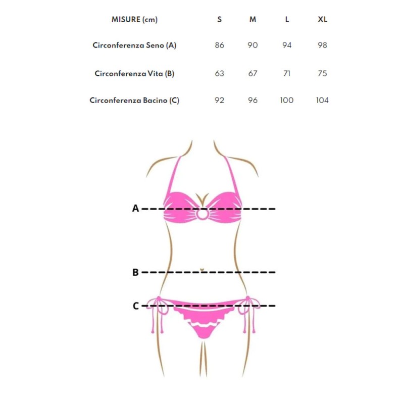 ACQUADICOCCO - Γυναικείο Μαγιό Σετ με Τσαντάκι Bikini Corpetto Fibbia Zebratto