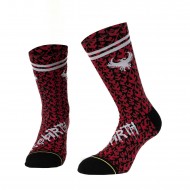 BEE UNUSUAL - “Rebirth” Phoenix red socks