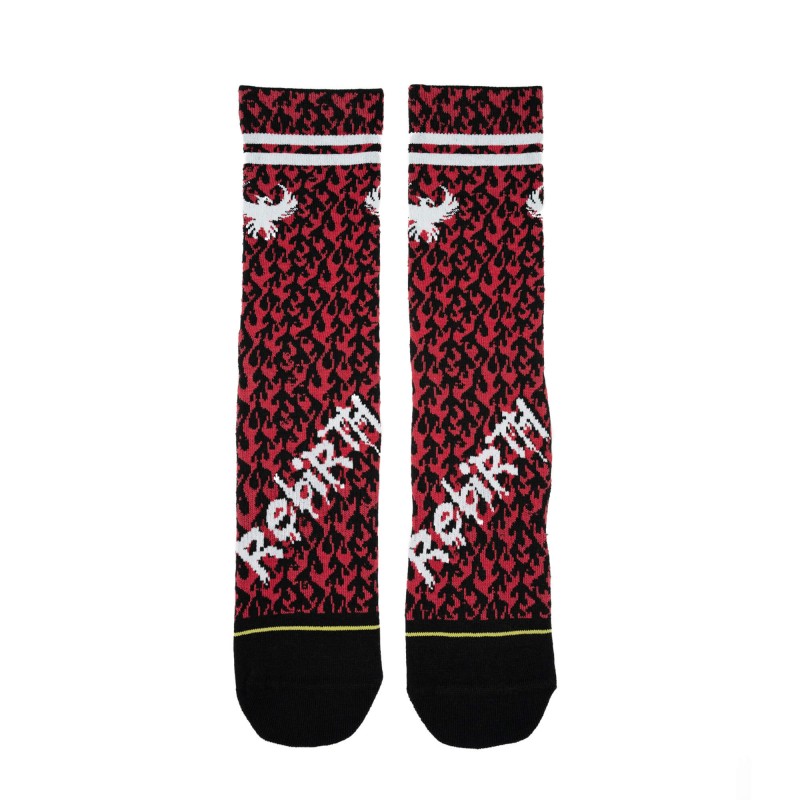 BEE UNUSUAL - “Rebirth” Phoenix red socks