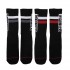 BEE UNUSUAL - “Original” Solid Crew 2pack Black Socks