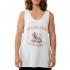 BEE UNUSUAL - Ανδρική Αμάνικη Μπλούζα Relax Tank Top White