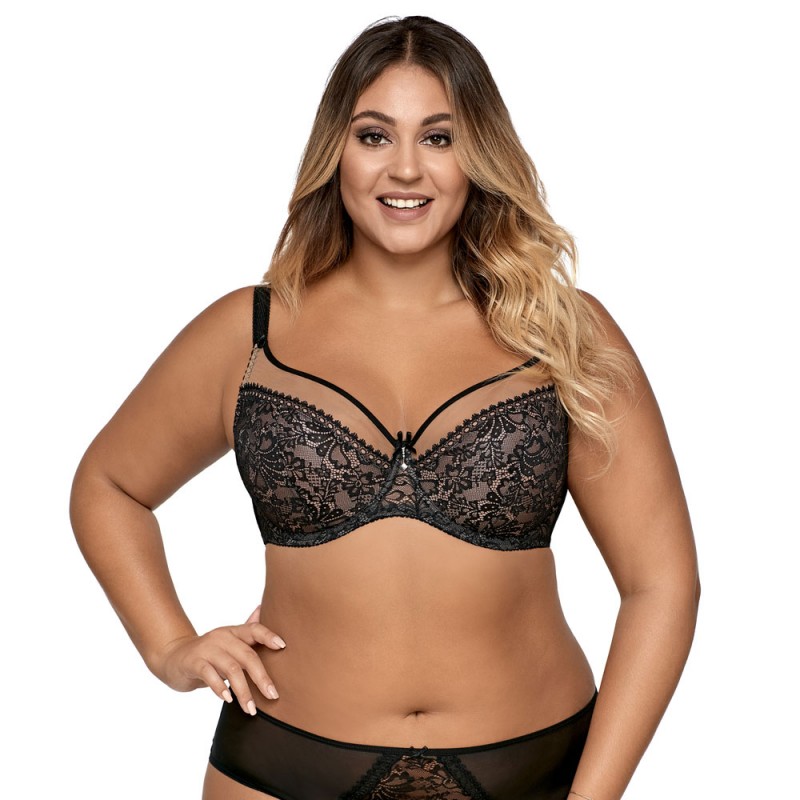 Ava Σουτιέν Crystal Soft Maxi με Μπανέλα Plus Size