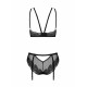 Obsessive - Allastia Set Bra and Panties with Garters