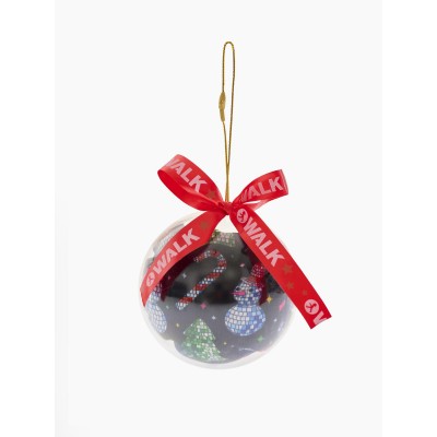 WALK - Unisex Κάλτσες Bamboo Printed σε Χριστουγεννιάτικο Στολίδι