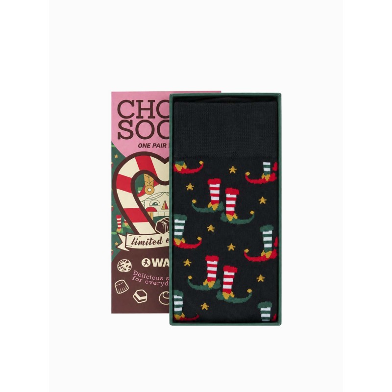 WALK - Unisex Κάλτσες Bamboo με Σχέδιο X-MAS CHOCO Gift Box WALK - Unisex Κάλτσες Bamboo με Σχέδιο X-MAS CHOCO Gift Box