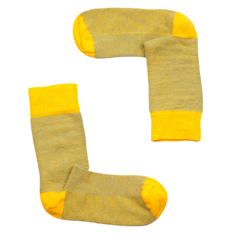 Banana Socks Fashion Chevron - Κίτρινο