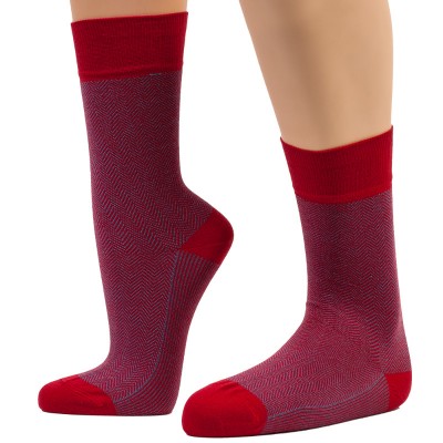 Banana Socks Fashion Chevron - Μπορντώ