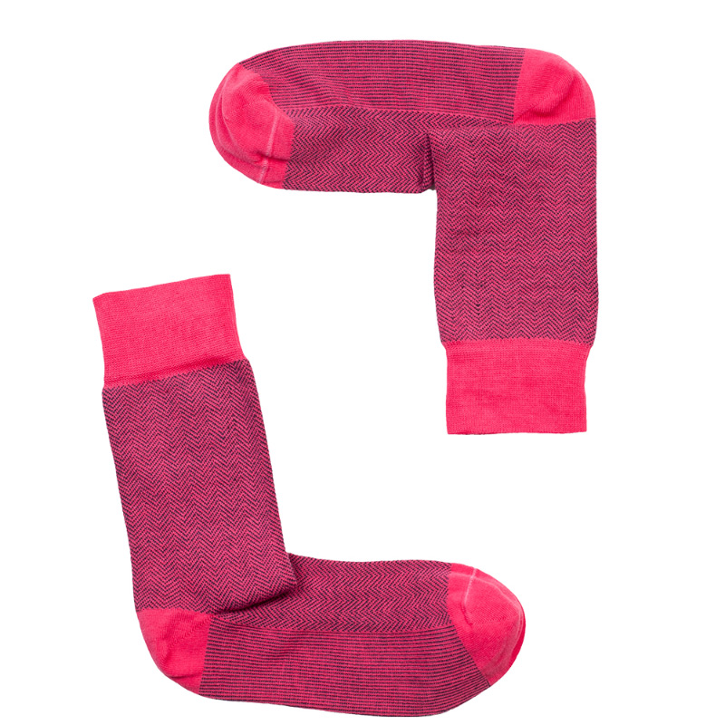 Banana Socks Fashion Chevron - Ροζ