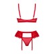 Obsessive - Chilisa Set Bra, Garter Belt and Thong