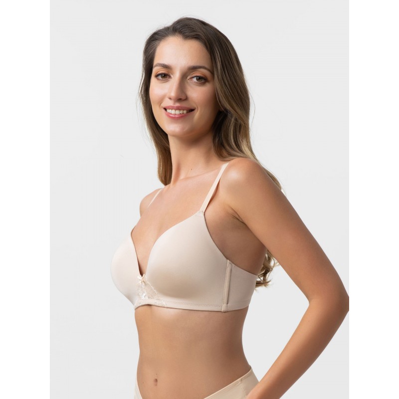 Dorina Michelle Eco Σουτιέν Soft Full Cup Χωρίς Μπανέλα με Ελαφριά Ενίσχυση