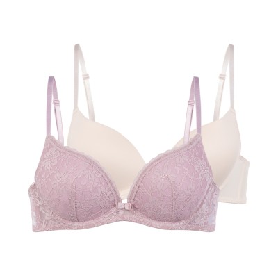 Dorina - Γυναικείο Σουτιέν Sonia Push Up Plunge 2pcs PACK 1+1 Δώρο