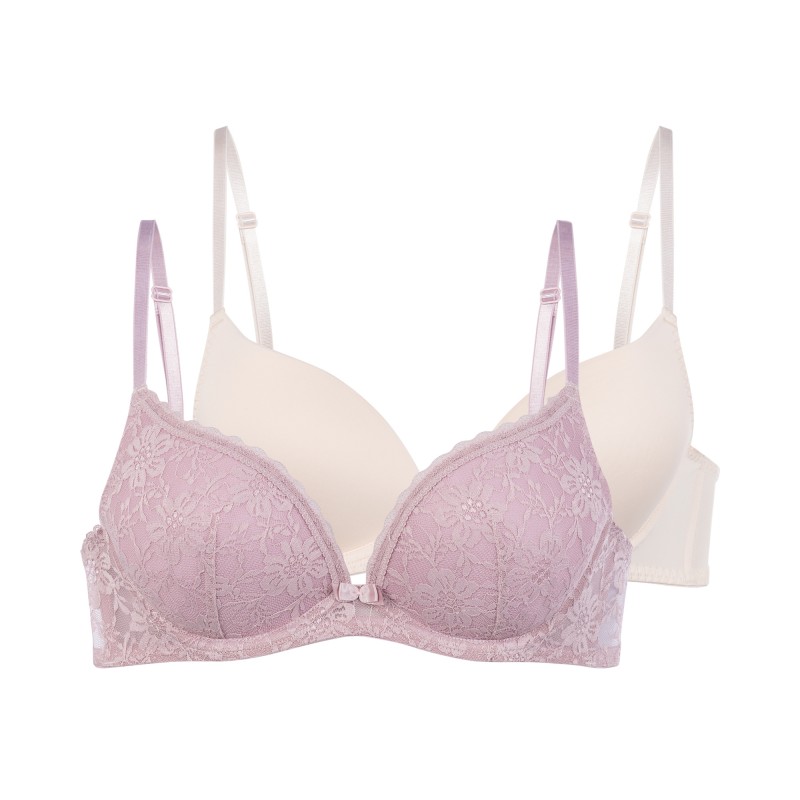 Dorina - Γυναικείο Σουτιέν Sonia Push Up Plunge 2pcs PACK 1+1 Δώρο Dorina - Γυναικείο Σουτιέν Sonia Push Up Plunge 2pcs PACK 1+1 Δώρο