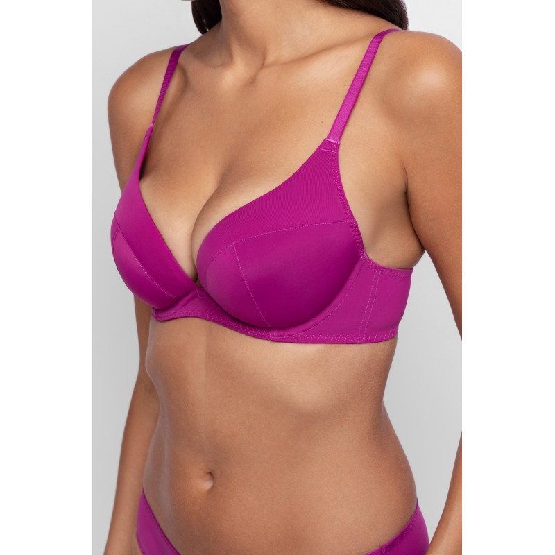 Dorina - Γυναικείο Σουτιέν Angie Push Up Plunge 2pcs PACK 1+1 Δώρο